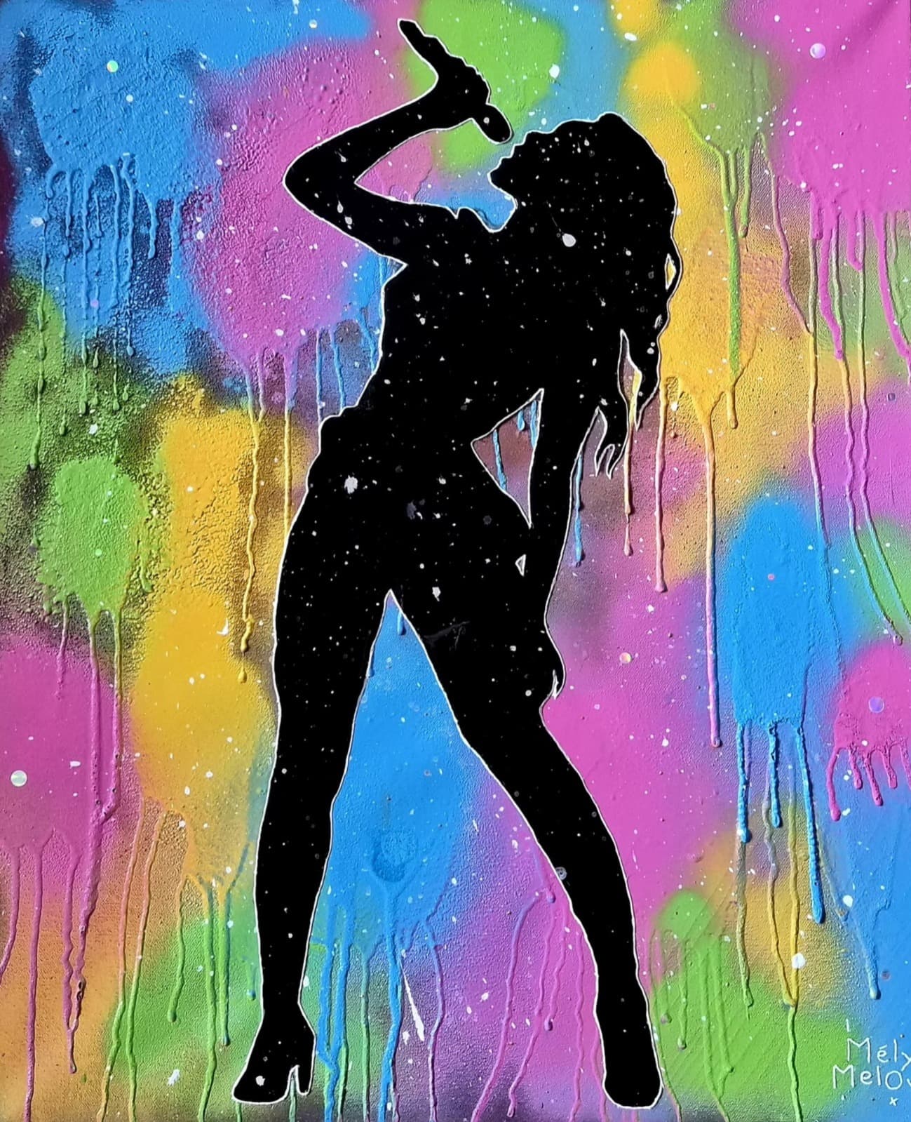 Tableau Black Queen par MelyMelow